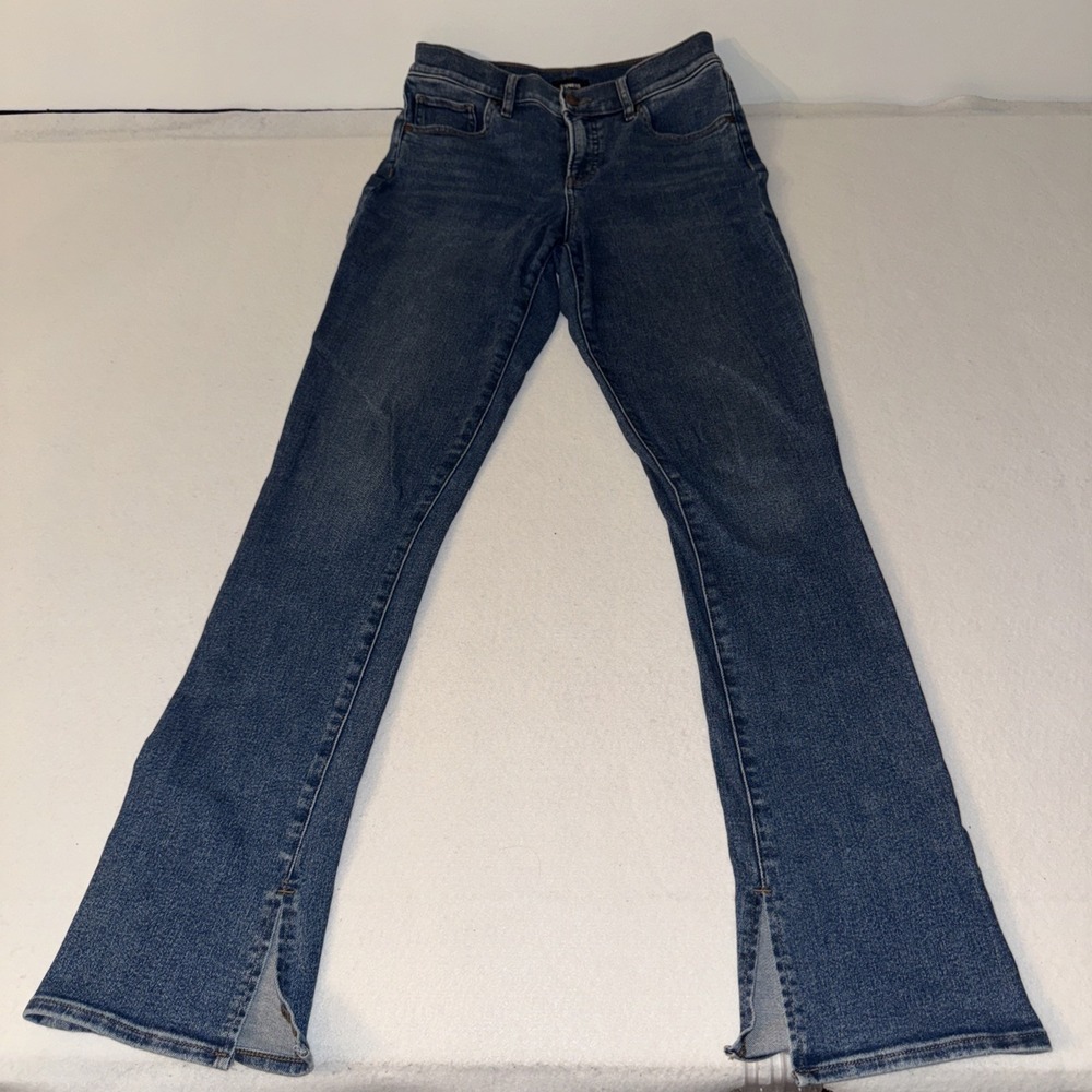 Express Skyscraper Split Hem /Flare/High Waisted /Size 8R